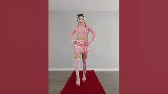 Spring Sexy Pink Outfit #maskedmodelvids #short #shortsvideo #shorts #viral #trending #trends