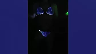 Sexy Glow In The Dark LED Bikini Festival Lumisonata #maskedmodelvids #shorts #tiktok #short #viral