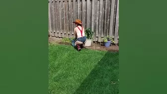 Sexy New Gardening Outfit #shorts #tiktok