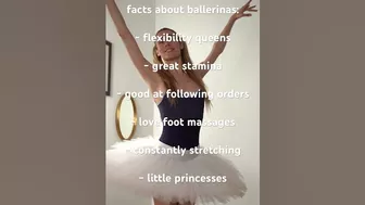 these are just some facts about #ballerina s