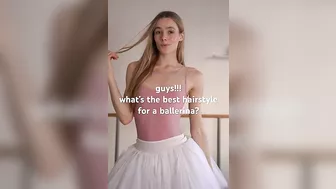 am i right? #ballerina #ballet #hairstyle #3