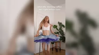 that caffeinated feeling is the best #ballerina #dance #4