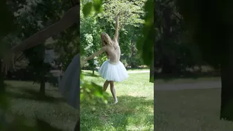 ballet in nature is just magical #ballerina #ballet #nature