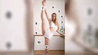 human clock countdown #ballerina #flexible #3