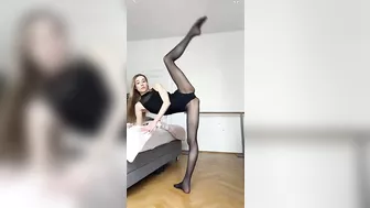 Flexible black ballerina #flexible #4