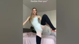 i wanna collab with her #flexible #ballerina