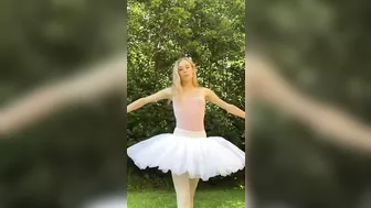 garden dances #onlyfans #ballerina #flexible #2