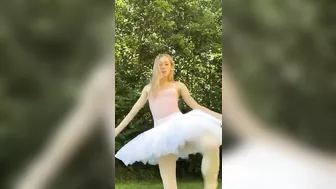 garden dances #onlyfans #ballerina #flexible #3