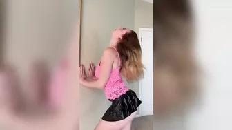 Girl Dancing In Short Skirt | EtherealLoveBug #tryon #fashionclothing #skirt #4