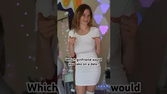 Which Girlfriend Would You Take On A Date? #tryon #dress #girl (onlyfans girl dress try on)