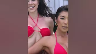 Valentine's Day with Jenn Lee and Hailey Rayk Bikini Models