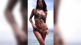 Jenn Lee Swims in Leopard Print Bikini #4