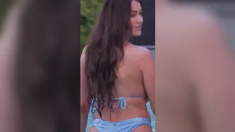 Sexy Bikini Model Samantha Gannon Pool Day #2