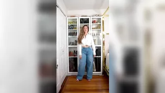 Let’s style some ultra wide leg denim #2