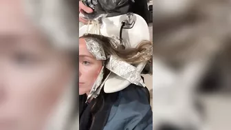 Come along with me to get my hair colored! #comewithme #haircolor #salon #hairtutorial #4