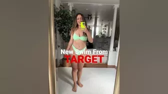 New Swim from Target! This color?! ???? #swimwear #bikini #bathingsuit #swim #midsizefashion