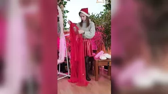 Try on Christmas outfits #4