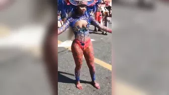 Blue and Red Feathers Costume | #Shorts 4 | Joy of Carnival #4