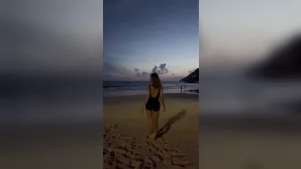 Evening at the beach #shortvideo #viral #fashion #youtubeshorts #beach h #3