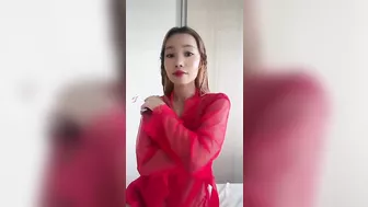 See-thru Red Robe / #shortvideo #viral #haul #youtubeshorts #foryou #3