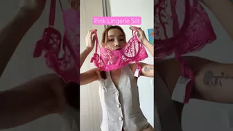 Pink lingerie Set ???? #youtube #fashion #viral #shortvideo #foryou