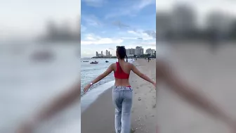 Evening at the beach ♥️♥️️ #youtube #shortvideo #youtubeshorts #foryou #beach #pattaya #2