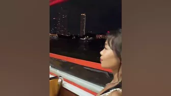 Evening on the ferry to Icon Siam Shopping Mall #shortvideo #short #youtubeshorts #youtube #fyp