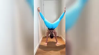 Find a hallway and try this pose! #flexibility #3