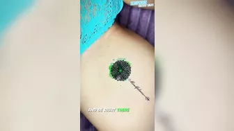 SHORTS | How to apply temporary tattoos step by step. #tattoo #tattoosticker #temporarytattoo #4