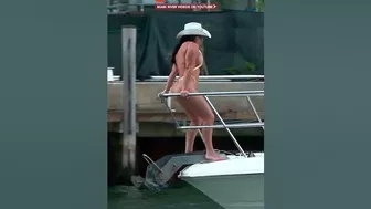 Lady on the Yacht's Bow in Miami! №2