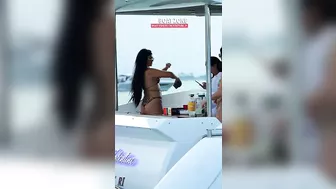 She is The BOSS ! Sandbar Boat Party #2