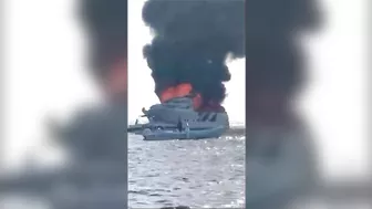 Yacht in FLAMES ♥️♥️ Why So Many Burnt Boats Lately? #2