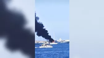 Yacht in FLAMES ♥️♥️ Why So Many Burnt Boats Lately? #4